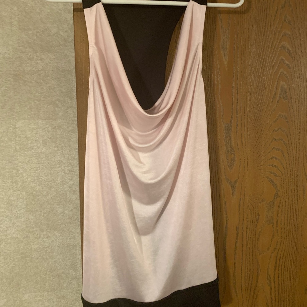 Pink and Black Express top.
